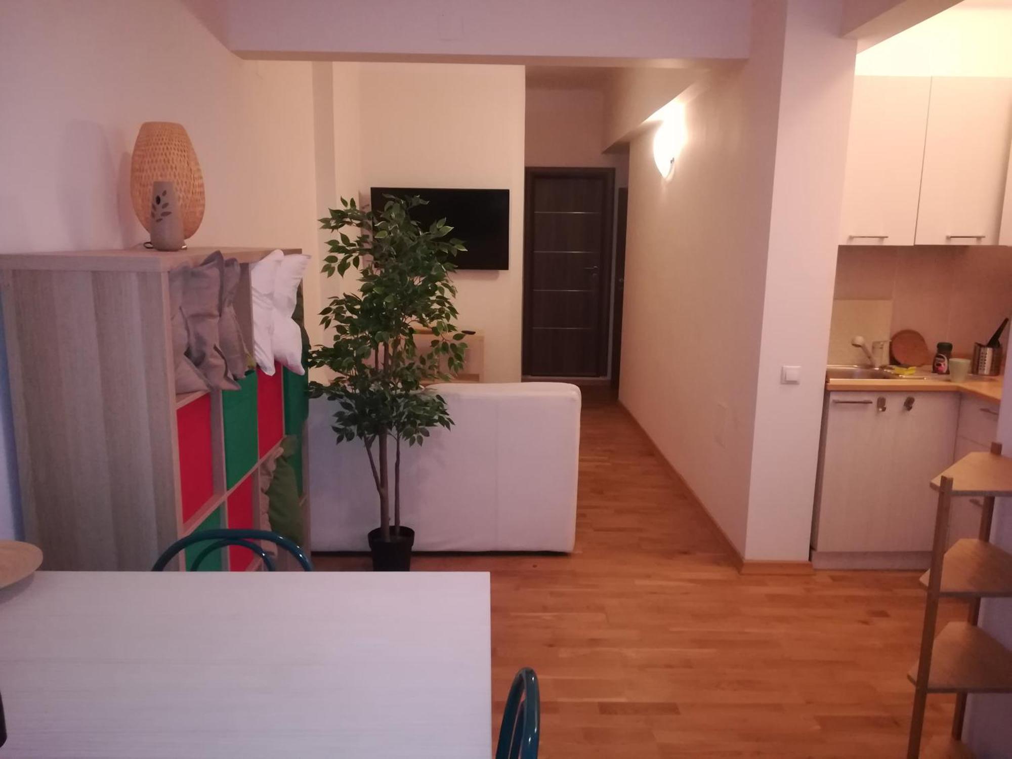 Anastasia Balcescu Apart 4 Self Check In Code From 2Pm Kitchen And Bedroom บูคาเรสต์ ภายนอก รูปภาพ