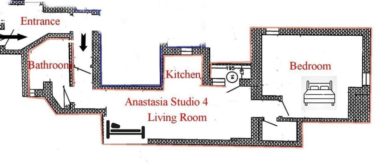 Anastasia Balcescu Apart 4 Self Check In Code From 2Pm Kitchen And Bedroom บูคาเรสต์ ภายนอก รูปภาพ